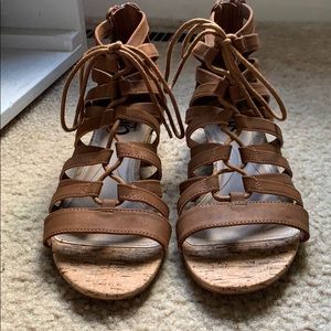 Circus by Same Edelman Brown Sandals